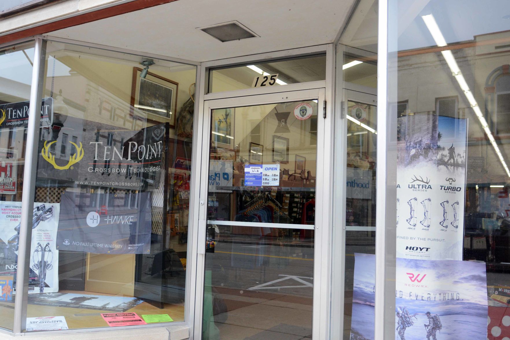 Downtown Portage during 'safer at home' order, March 26